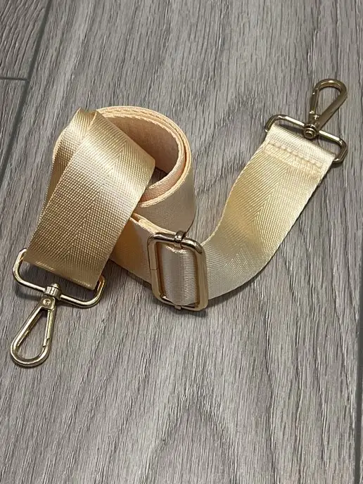 SOK style Ремень для сумки текстильный 40мм (38мм) Tenderness, бежевый, фото 6