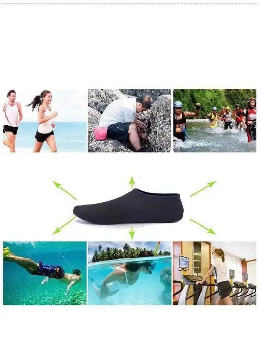 OneTeamGroup Аквасоки для пляжа женские, мужские, детские, вариант, фото 2