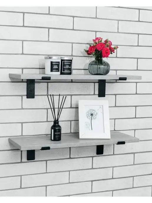 vk_steel Полка настенная для кухни, серый, фото 8