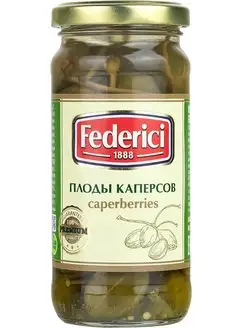 Каперсы маринованные плоды для салатов 230г Federici 166309602 купить за 465 ₽ в интернет-магазине Wildberries