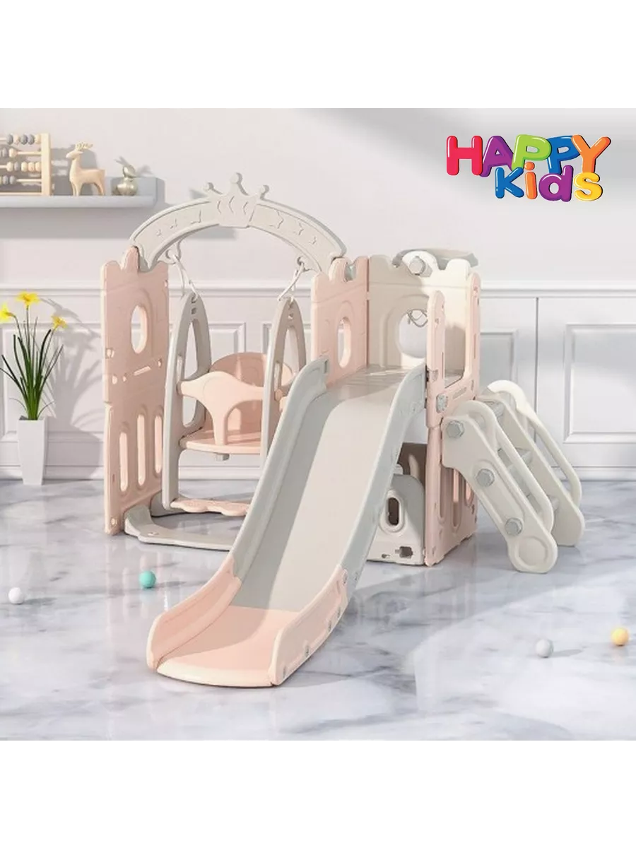 горки качели HAPPY KIDS 166310289 купить в интернет-магазине Wildberries