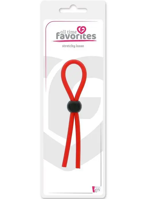 ToyForFun Эластичное красное лассо для мужчин, красный