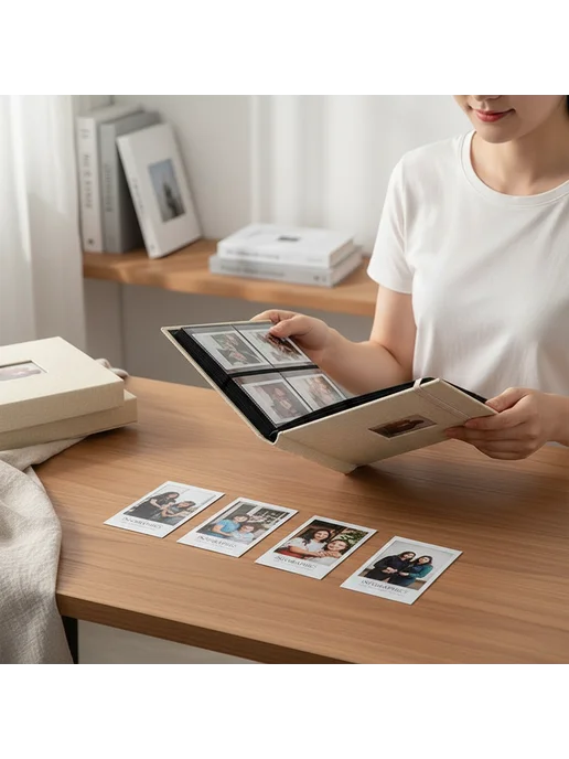 Photozone Фотоальбом для фото Instax mini, белый, фото 6