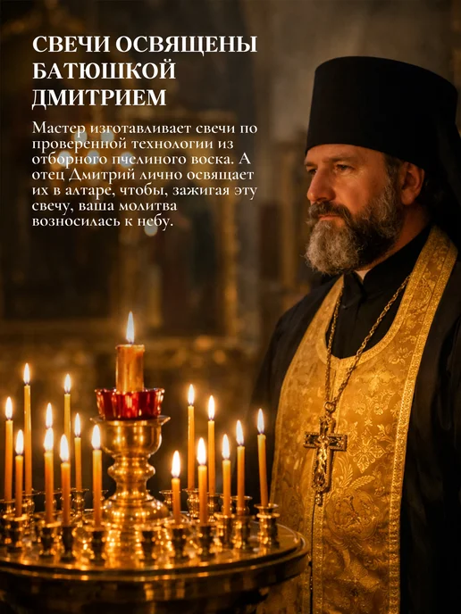 Паломник-НН Свеча религиозная Золото Алтая №120 200 шт, 200 шт, фото 4