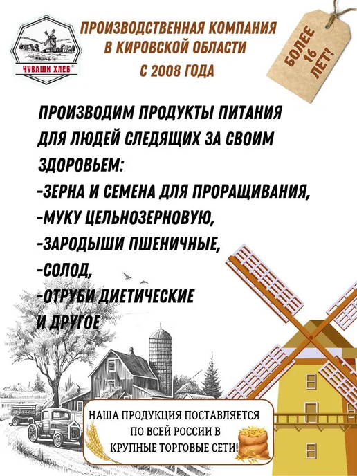 Чуваши Хлеб Пшеница для проращивания и отваров, 3 кг, 1 кг, фото 4