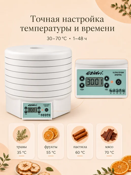 Ezidri Сушилка Ultra FD 1000 Digital, Набор 2, фото 3