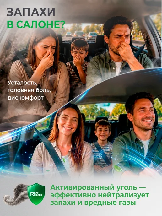 RAF FILTER Фильтр салона угольный Форд Эксплорер 5 2011-2019 аналог, вариант, фото 3