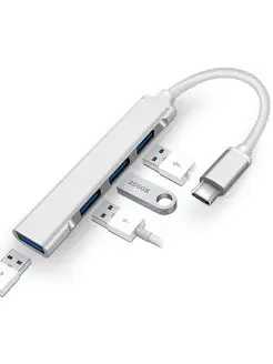 Type-C HUB Разветвитель Хаб USB 3.0 GoodDevice 166344002 купить за 247 ₽ в интернет-магазине Wildberries