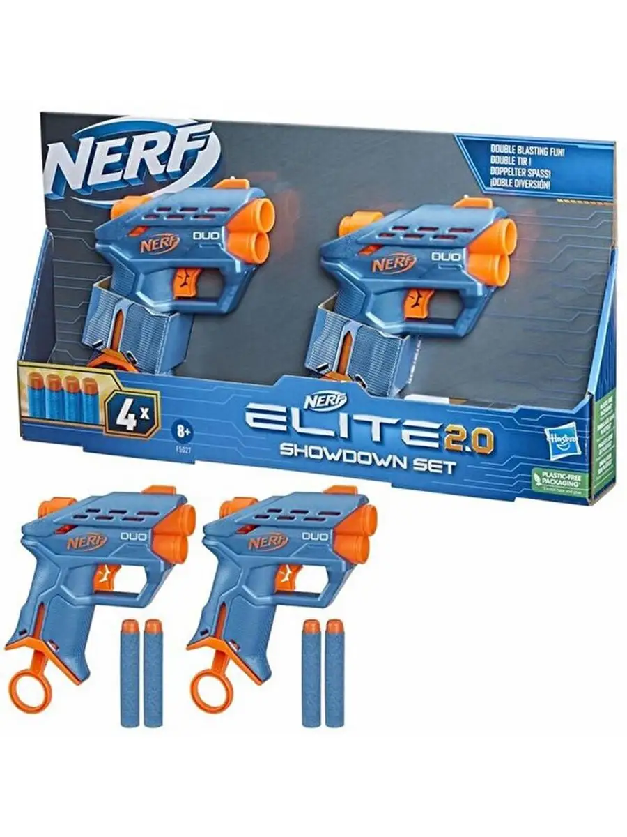 Бластер Nerf: Elite 2.0 Шоудаун, 2 штуки NERF 166348494 купить в  интернет-магазине Wildberries