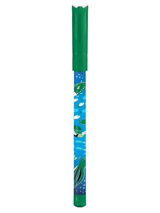 MAPED Фломастеры 12 цв. декорированные, смываемые OCEAN LIFE, синий, фото 6