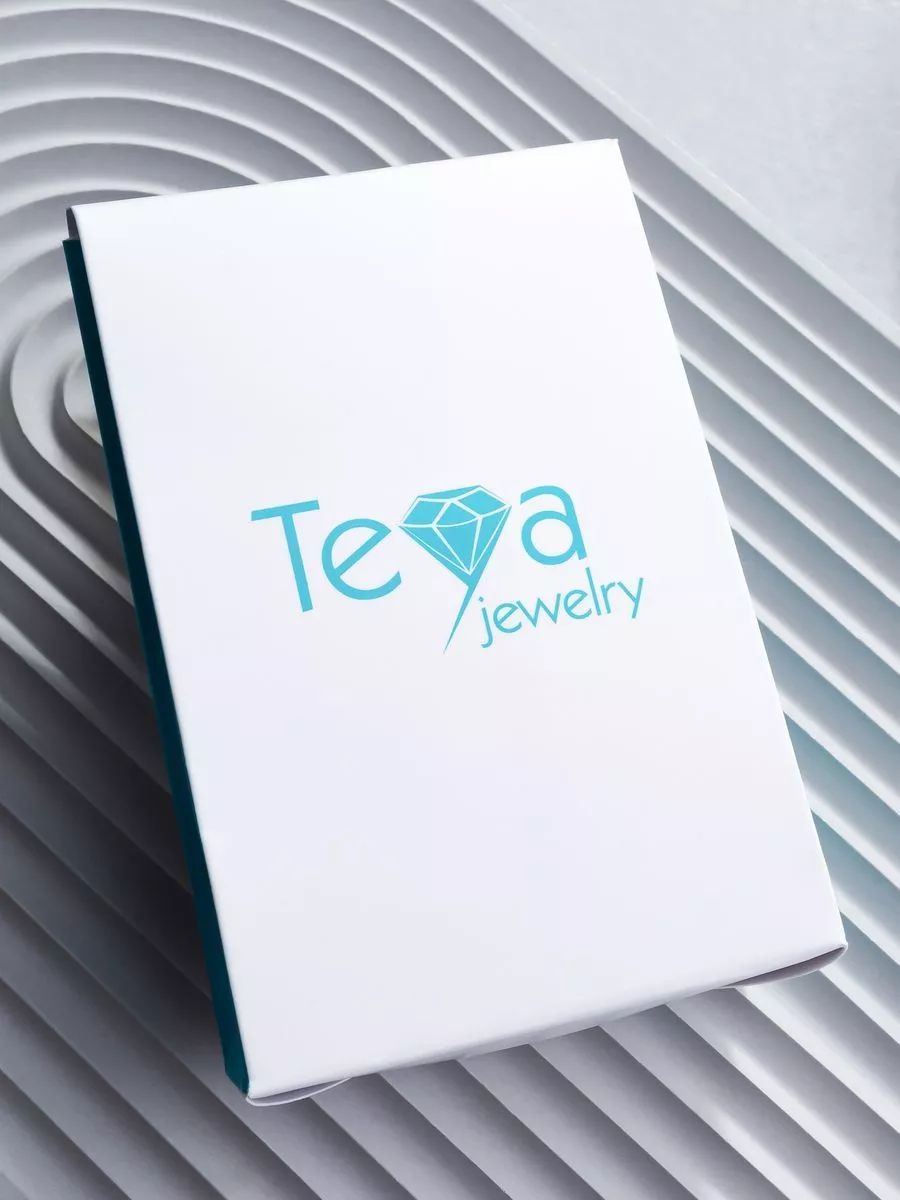 Серьги с камнями гранатами дорожки Teya jewelry 166361397 купить за 1 640 ₽  в интернет-магазине Wildberries