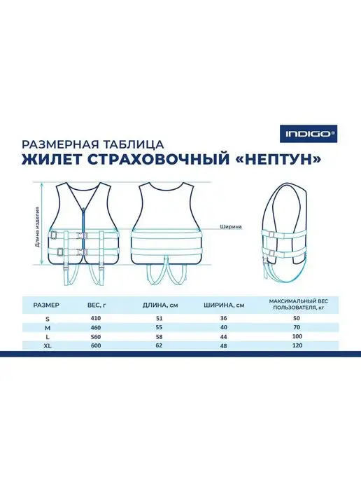 INDIGO Sport Жилет спасательный для сап, красный, фото 2