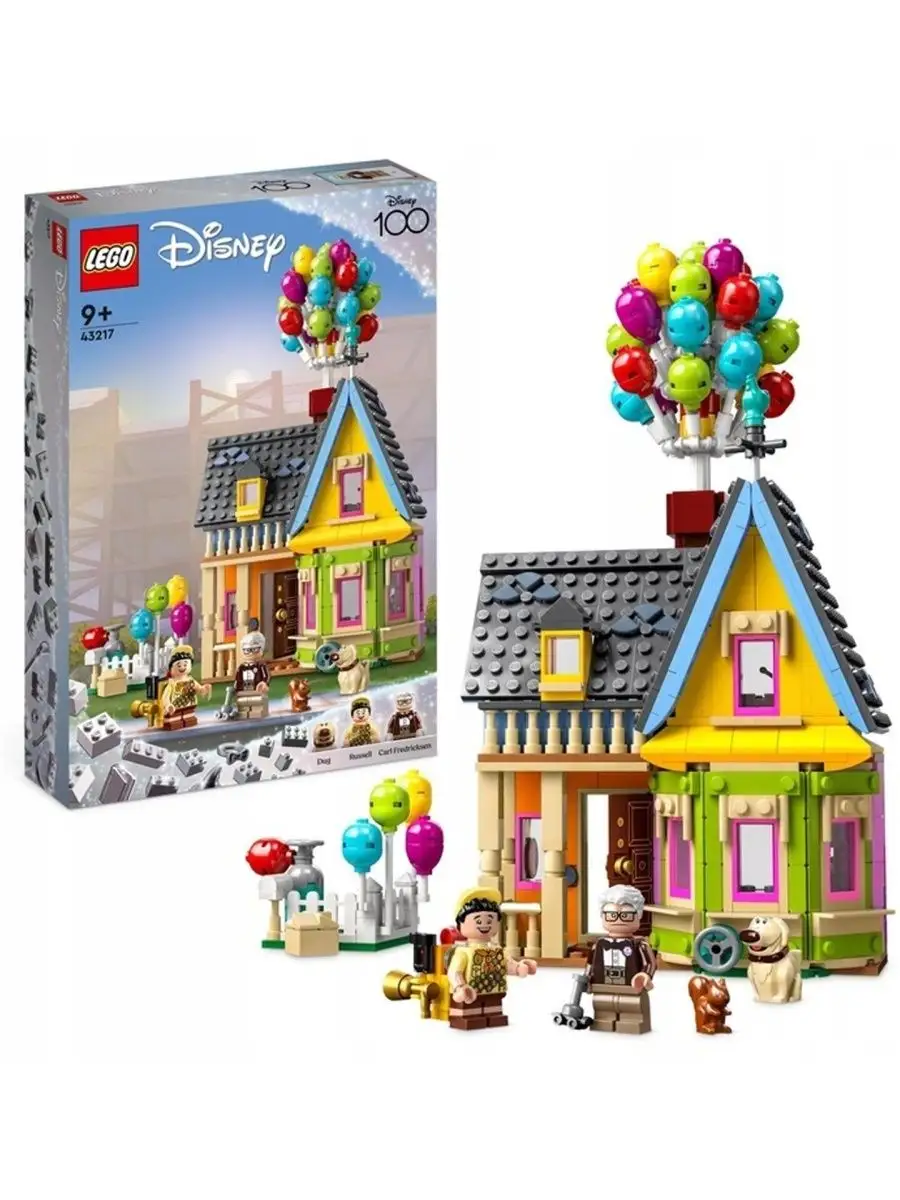 Конструктор Disney 43217 Дом из мультфильма Вверх LEGO 166384863 купить за  6 797 ₽ в интернет-магазине Wildberries