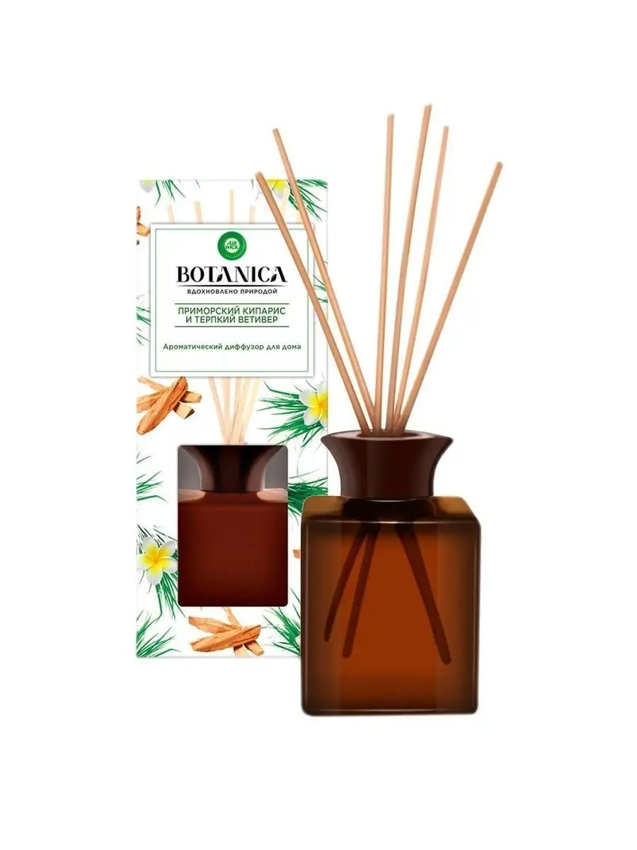 Диффузор ароматический Botanica, Приморский кипарис, 80 мл Air Wick  166400341 купить за 2 715 ₽ в интернет-магазине Wildberries