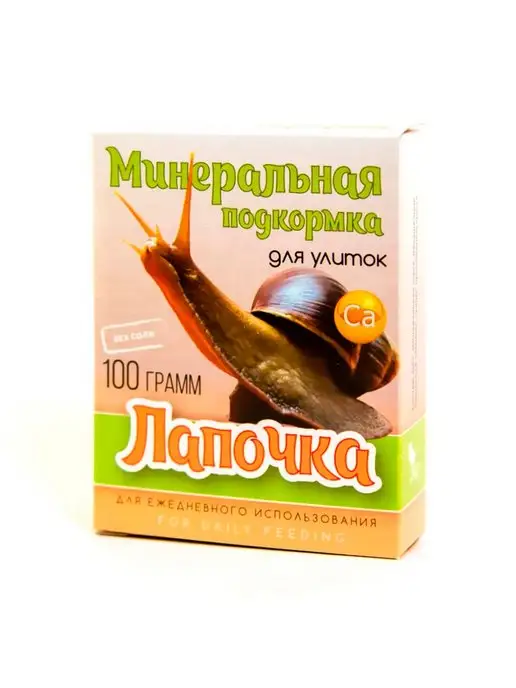 Эльф Минеральная подкормка для улиток Лапочка 100 грамм, вариант, фото 4