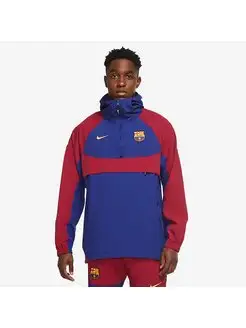 Куртка Nike FC Barcelona Men's Woven Hoodie Jacket NIKE 166439699