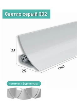 Плинтус для столешницы "IDEAL", 1200x25x25мм - 1шт IDEALIKO 166511781 купить за 765 ₽ в интернет-магазине Wildberries