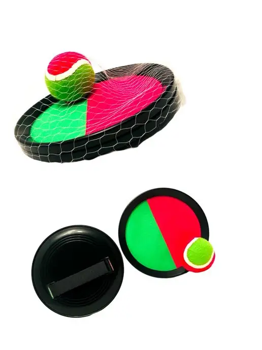 VlasovToys Спортивный игровой набор "Поймай мяч", зеленый, фото 3