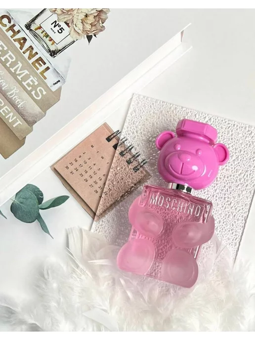 Perfumery TOY 2 Bubble Gum Духи Москино розовая Мишка 100 мл, 100 мл, фото 4