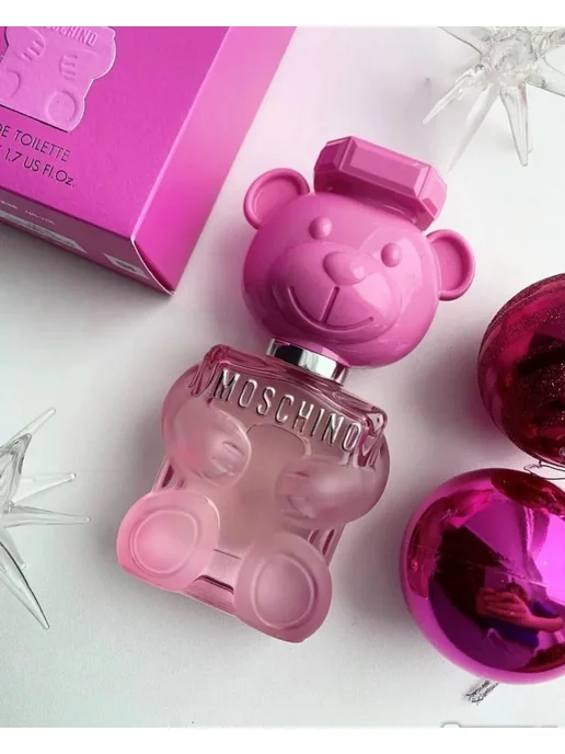 Perfumery TOY 2 Bubble Gum Духи Москино розовая Мишка 100 мл, 100 мл, фото 5