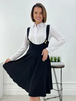 GARMETRIC И САЙГОН Сарафан Женская повседневное Офис Школа