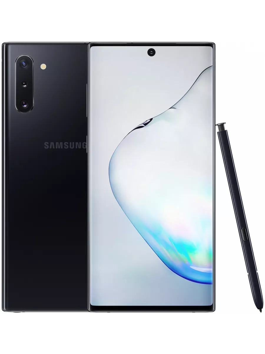 Смартфон Samsung Galaxy Note10 256GB черный TeleMania 166570123 купить за  24 895 ₽ в интернет-магазине Wildberries