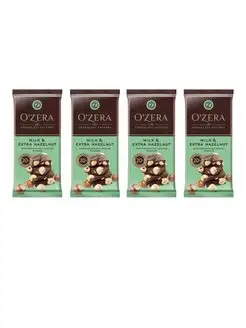 Шоколад молочный Milk & Extra Hazelnut, 90 г х 4 шт Озерский сувенир 166613679 купить за 483 ₽ в интернет-магазине Wildberries