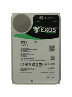 12ТБ Внутренний жесткий диск Exos X14 ST12000NM0008 Seagate 166635570 купить за 18 391 ₽ в интернет-магазине Wildberries