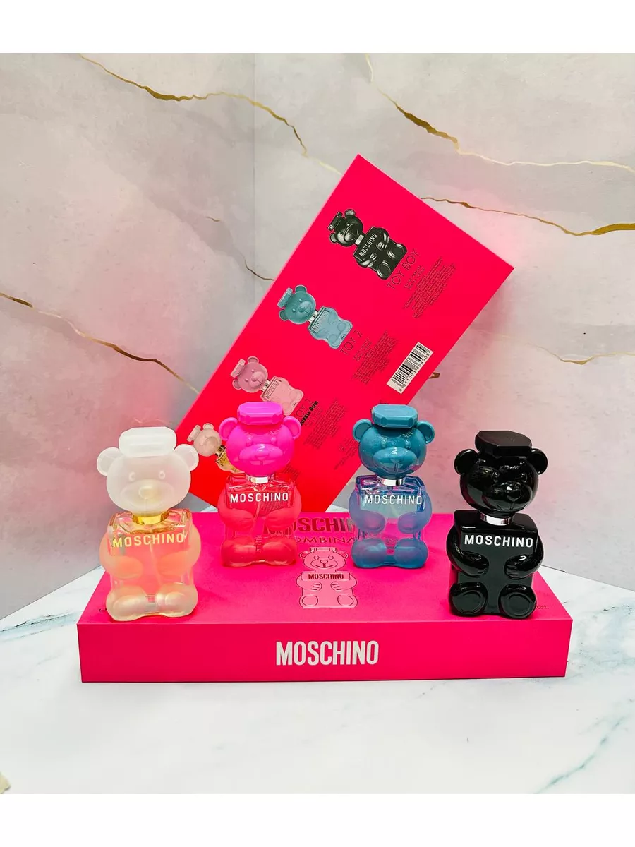 Духи мишка набор подарочный moschino toy 2/4х30мл москино NABORY 166639415  купить за 1 529 ₽ в интернет-магазине Wildberries