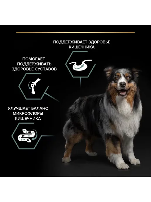 Сухой корм PURINA PRO PLAN для собак, взрослые, средние, ягненок, 14 кг, фото 3