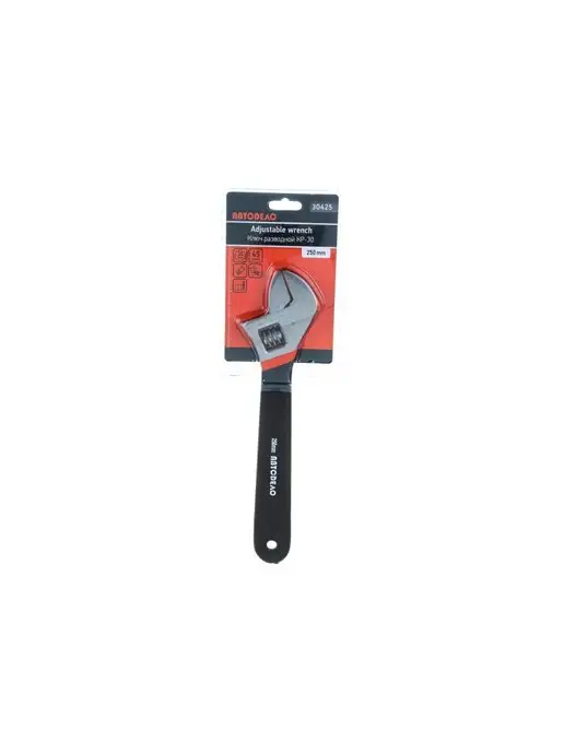 АВТОDЕЛО Разводной ключ 250мм, вариант, фото 2