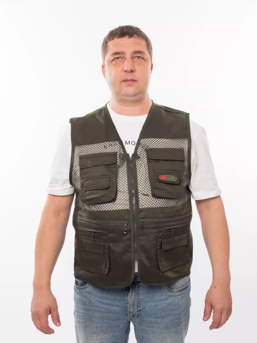 Жилет мужской сетчатый с...
