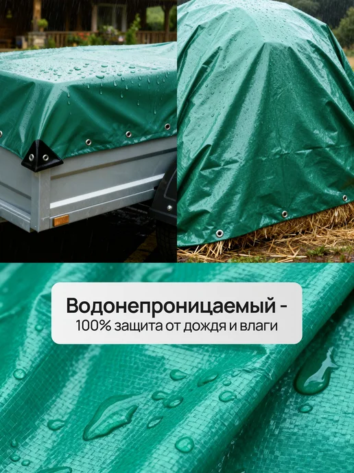 PRIMETEX Тент укрывной 8х12 туристический полог навес для сена, вариант, фото 2