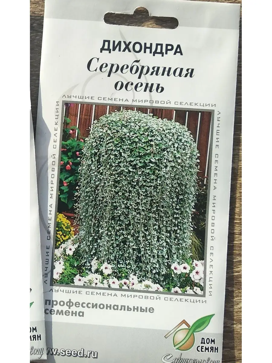 Семена Дом Семян / Дихондра Серебряная осень, 3 драже 166732755 купить за  203 ₽ в интернет-магазине Wildberries