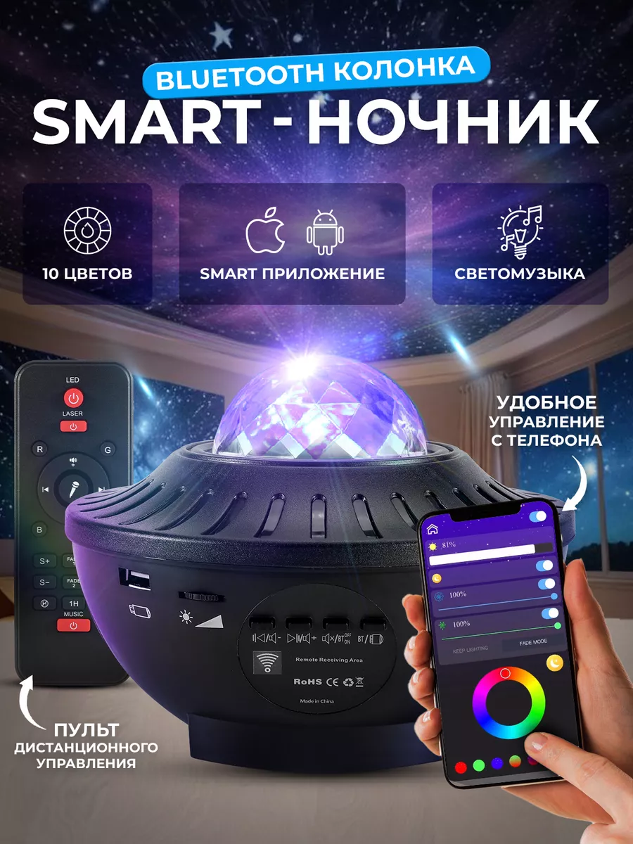 Ночники, проекторы