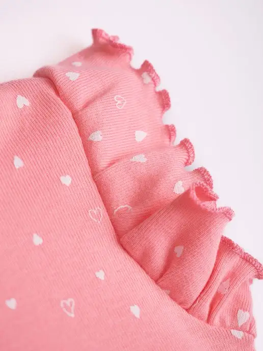 Mami-kids Пижама для новорожденной девочки костюм с шортами, розовый, фото 6