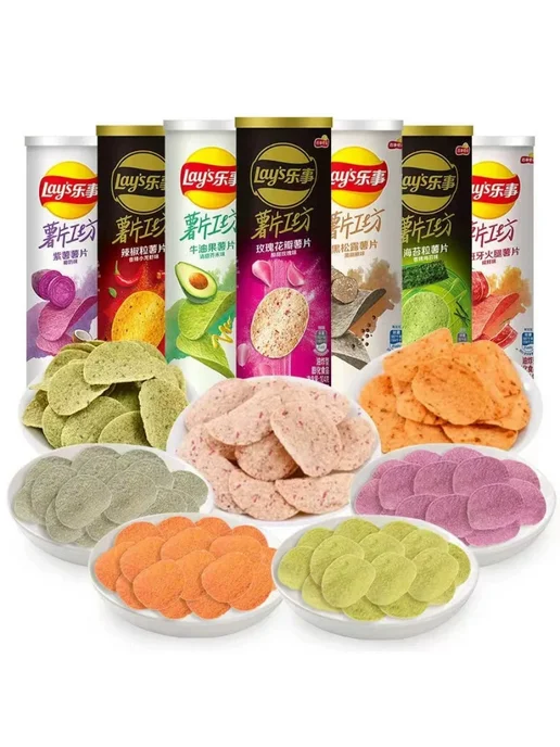 Lay's Чипсы Лейс STAX со вкусом Раков и острого Перца, вариант, фото 2
