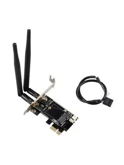 Сетевой адаптер для Wi-Fi PCI-E X1 NGFF M.2 (E key) LA FLARE 166781175 купить за 823 ₽ в интернет-магазине Wildberries