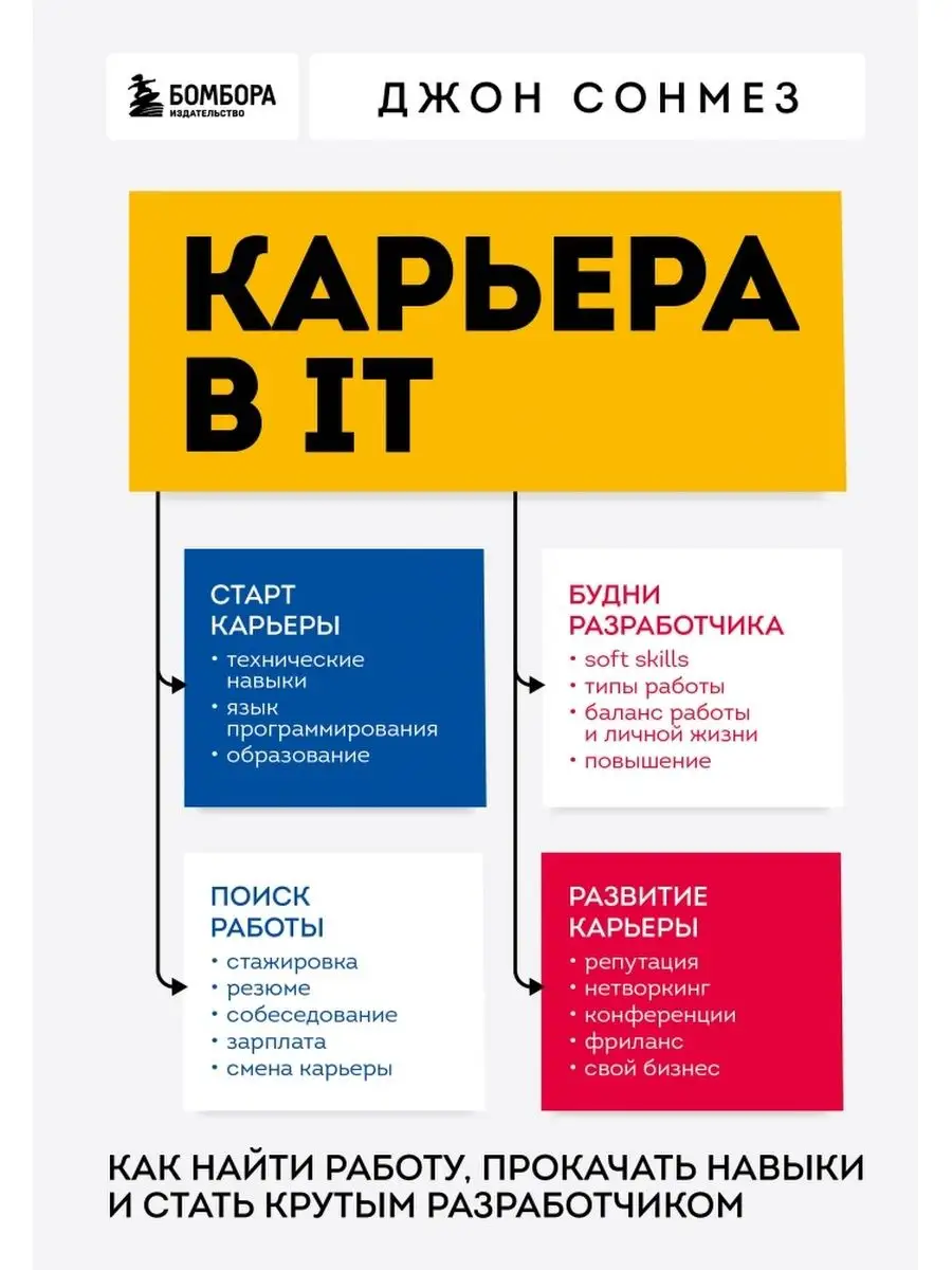 Карьера в IT. Как найти работу, прокачать навыки и стать БОМБОРА 166799269  купить за 2 760 ₽ в интернет-магазине Wildberries