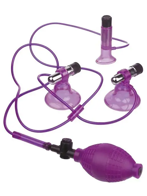 Doc Johnson Помпа Kink Pumped Rechargeable Automatic Vibrating Pussy Pump