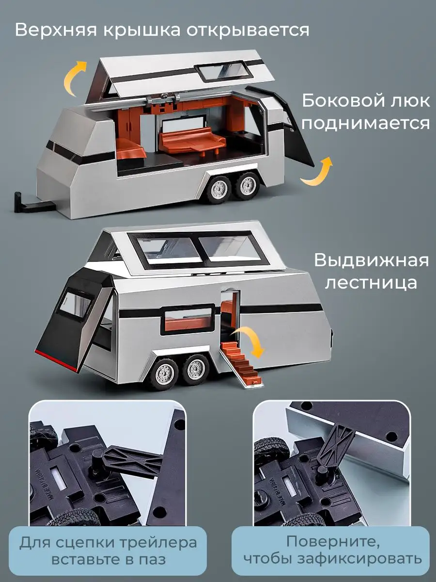 Модель машины с прицепом Tesla Cybertruck WiMi 166880034 купить за 1 840 ₽  в интернет-магазине Wildberries