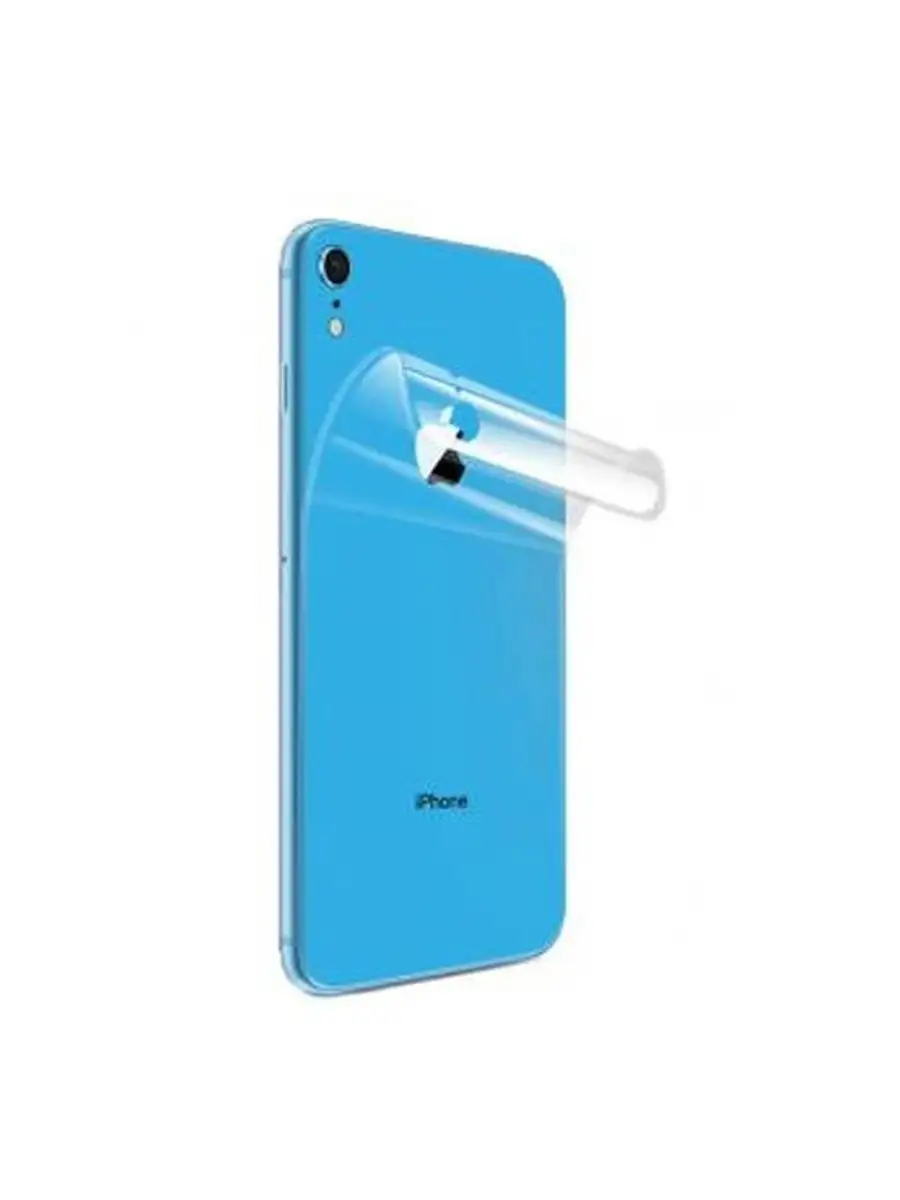 Защитная пленка на заднюю панель iPhone Xr, салфетки, 1 шт ТехМаркет  166893007 купить за 129 ₽ в интернет-магазине Wildberries