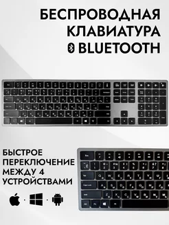 Беспроводная клавиатура с подсветкой Bluetooth Ru-En ExpertLand 166894751 купить за 3 574 ₽ в интернет-магазине Wildberries