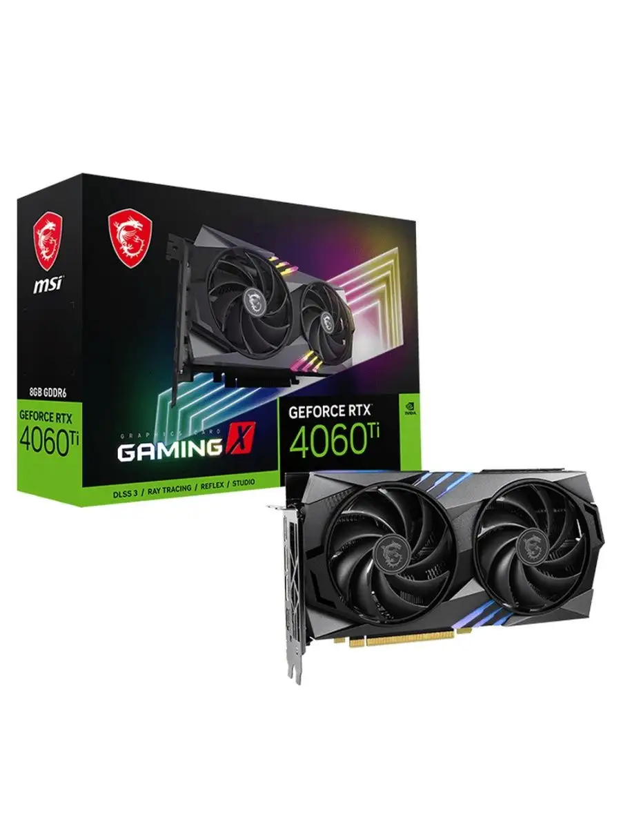 Видеокарта GeForce RTX 4060 Ti GAMING X 8GB MSI 166898483 купить за 44 503  ₽ в интернет-магазине Wildberries