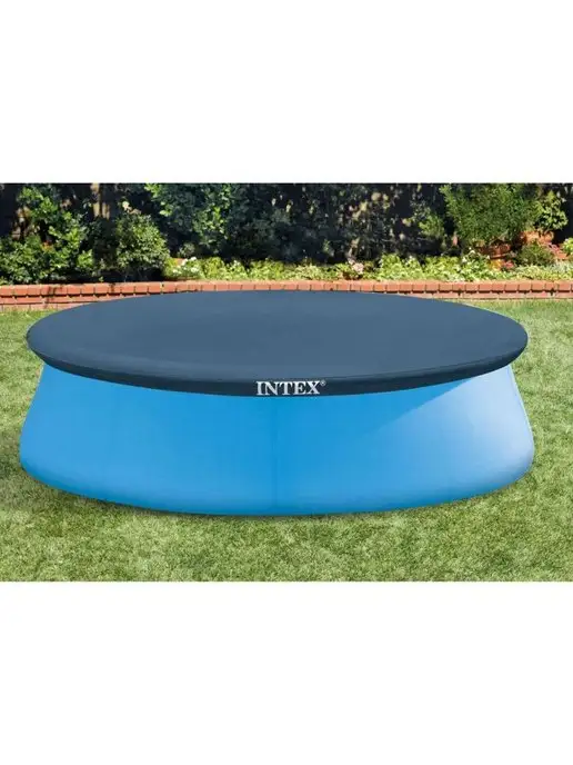 Intex Тент для бассейнов с надувным бортом Easy Set 305см, вариант, фото 3