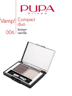 Тени для век двойные Vamp! Compact Duo 2,2г - 006 Pupa 166929889 купить за 880 ₽ в интернет-магазине Wildberries