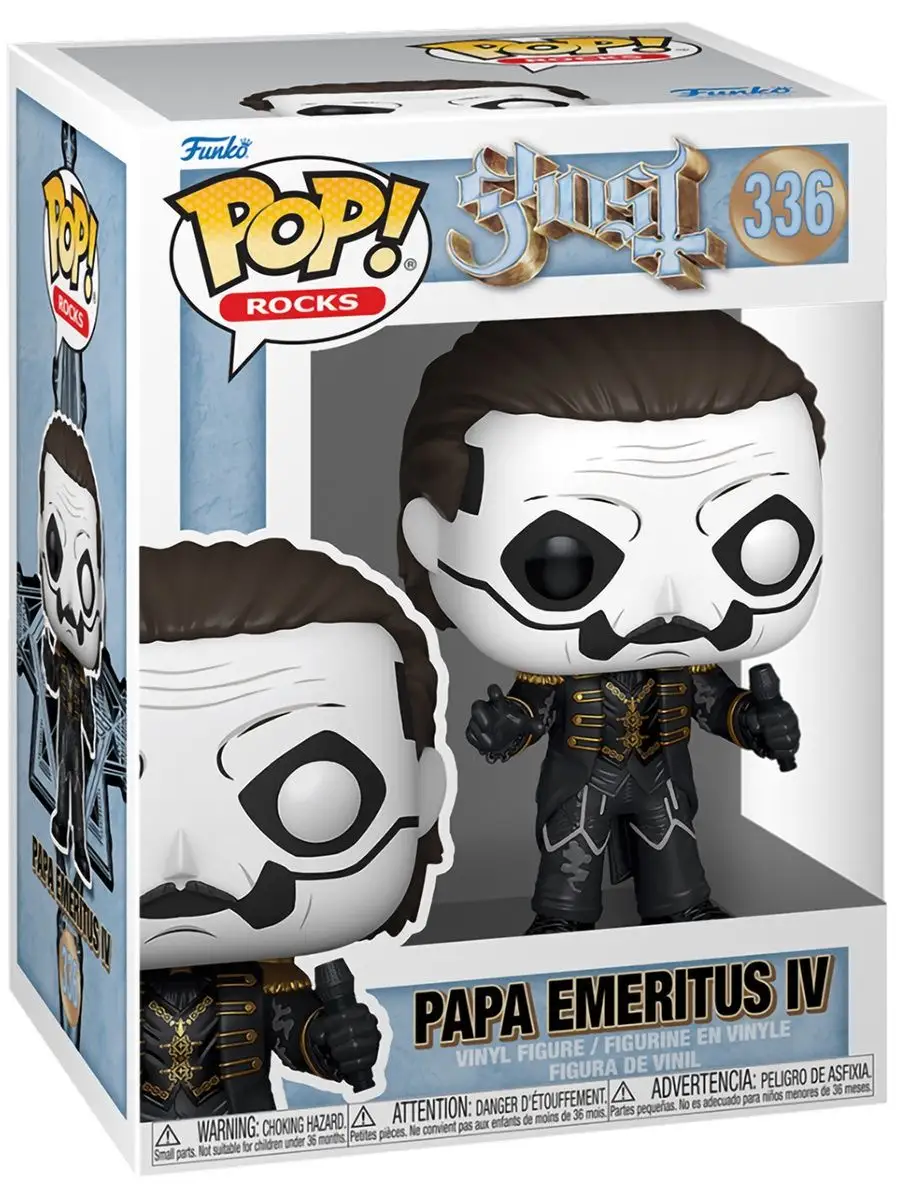 Фигурка Funko POP! Rocks Ghost Papa Emeritus IV (336) 72565 Funko 166933068  купить в интернет-магазине Wildberries