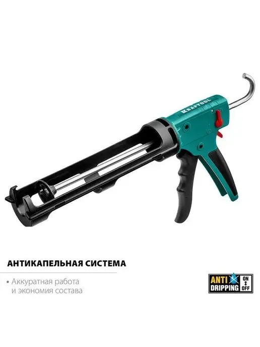 Kraftool Пистолет для герметика Grand 2-in-1 310 мл. 06674, 310 мл, фото 5