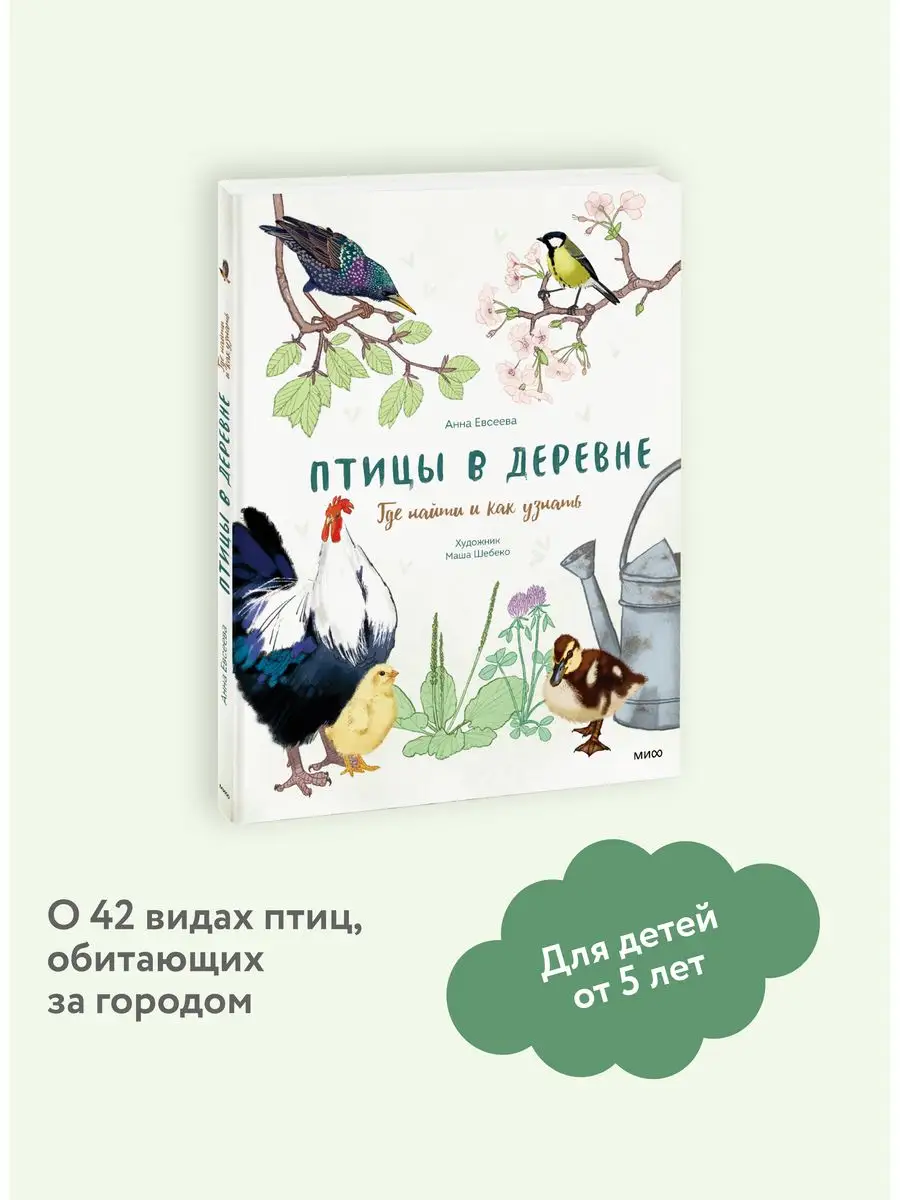 Птицы в деревне. Где найти и как узнать Издательство Манн, Иванов и Фербер  166947800 купить за 632 ₽ в интернет-магазине Wildberries