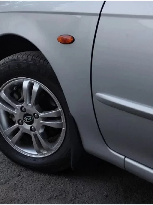Брызговики передние мягкие Kia Spectra Киа Спектра 2шт, 2 шт, фото 6